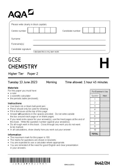 Exam Paper